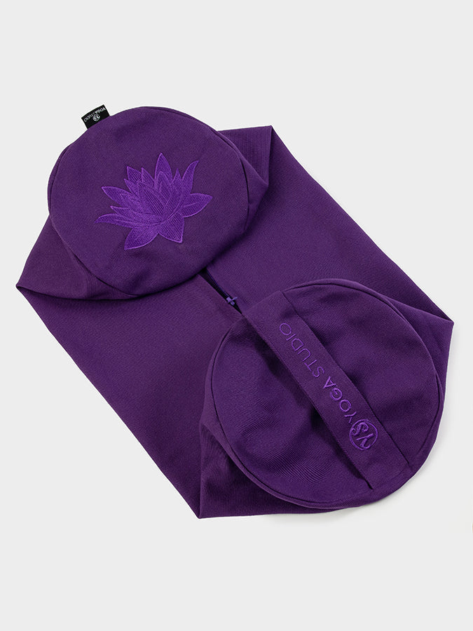 Funda redonda de loto para cojín de yoga (repuesto)