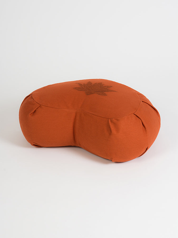 Yoga Studio Crescent Lotus Zafu Buckwheat Cushion – GOTS Organic Cotton