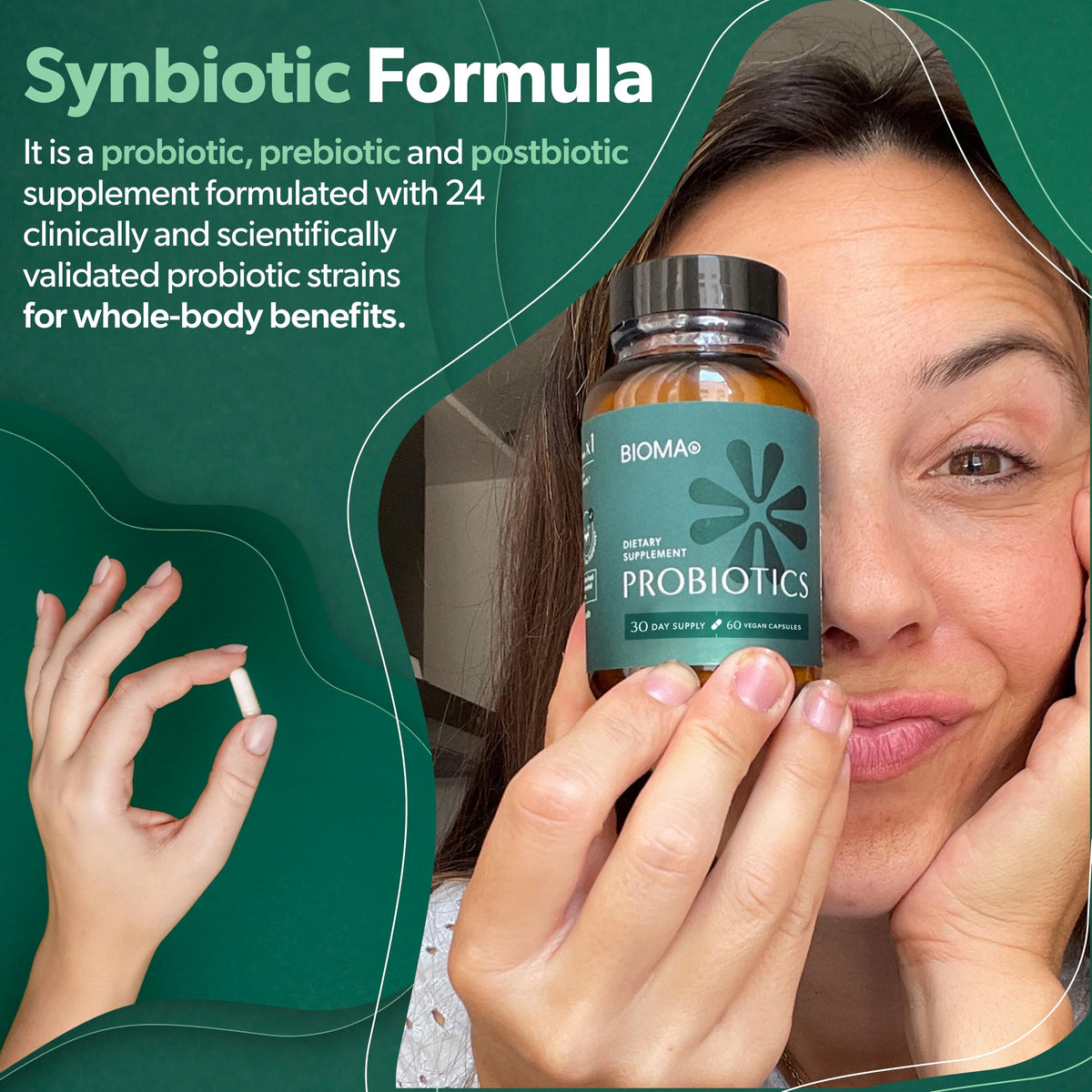 BIOMA Probióticos | Salud digestiva y apoyo intestinal | Vegano y sin gluten