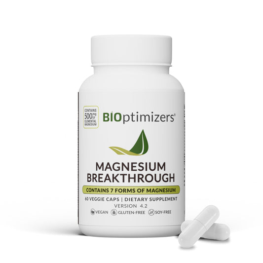 BiOptimizers Magnesium Breakthrough Complex – 7 Forms for Sleep & Cognitive Support | 60 Capsules - Calm Era
