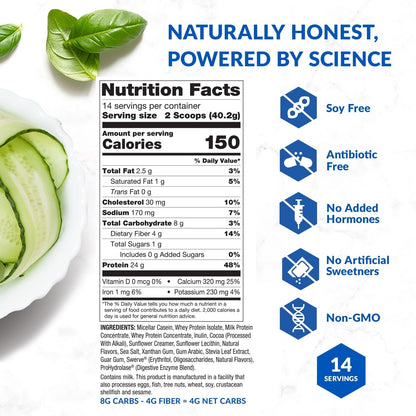 BioTrust Proteína en Polvo Baja en Carbohidratos – Suero y Caseína de Vacas Alimentadas con Pasto, Chocolate | Paquete de 3