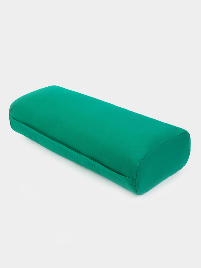 Rectangular Lightweight Yoga Bolster — Organic Cotton Cover