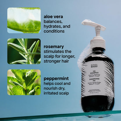 BONDIBOOST HG Champú Anticaída — Menta, Vegano