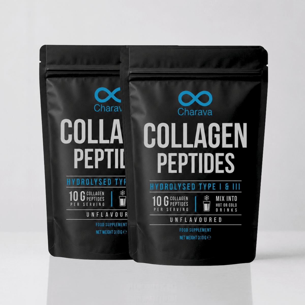 Péptidos de colágeno bovino Charava con vitamina C