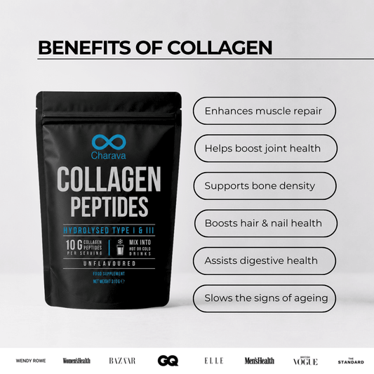 Péptidos de colágeno bovino Charava con vitamina C