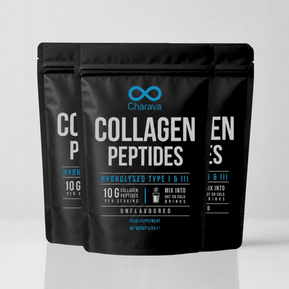 Péptidos de colágeno bovino Charava con vitamina C