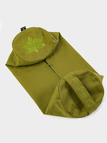 Funda redonda de loto para cojín de yoga (repuesto)