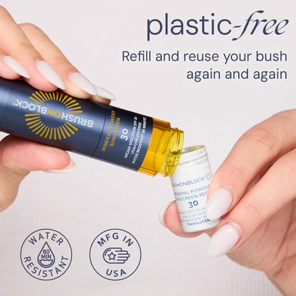 Recambio de polvos de protección solar mineral Brush On Block SPF 30