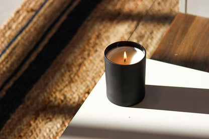 Calyan Wax Co. Fir & Clove Scented Candle – 75 Hour Burn, 10.2oz Black Tumbler