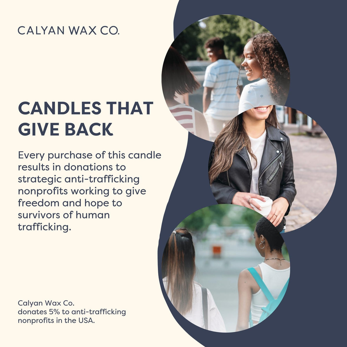 Calyan Wax Co. Fir & Clove Scented Candle – 75 Hour Burn, 10.2oz Black Tumbler