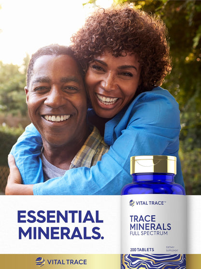 Vital Trace Minerales Traza de Espectro Completo — 200 Comprimidos