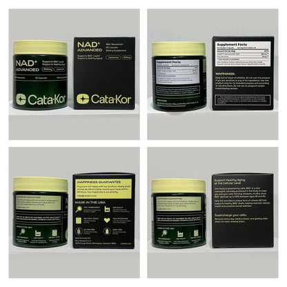 Cata-Kor Liposomal NAD+ con Resveratrol – Alternativa a NMN | Probado por Terceros