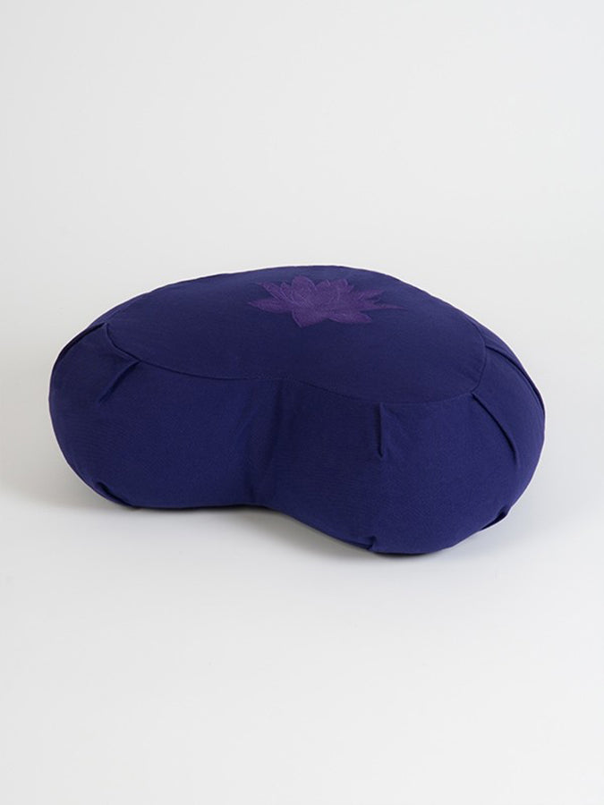 Yoga Studio Crescent Lotus Zafu Buckwheat Cushion – GOTS Organic Cotton