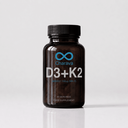 Charava Vitamina D3 (4000 UI) + K2 (MK-7)