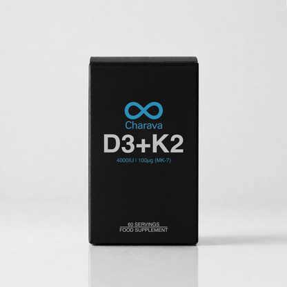 Charava Vitamina D3 (4000 UI) + K2 (MK-7)