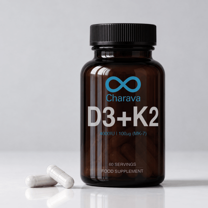 Charava Vitamina D3 (4000 UI) + K2 (MK-7)