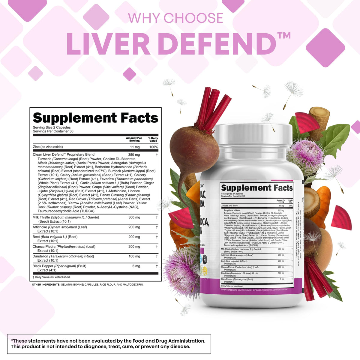 Clean Nutraceuticals Liver Defend 28-in-1 – Milk Thistle, NAC, Chanca Piedra & TUDCA, 2 Pack - Calm Era