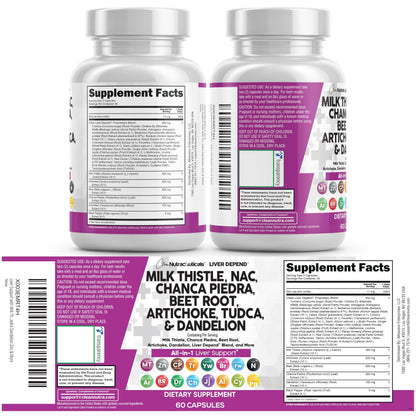 Clean Nutraceuticals Liver Defend 28-in-1 – Milk Thistle, NAC, Chanca Piedra & TUDCA, 2 Pack - Calm Era