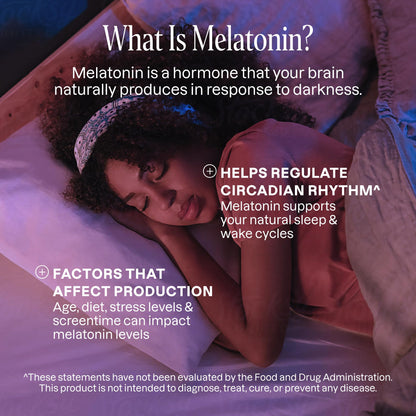 Gomitas de melatonina Cliganic 10 mg — Suministro para 60 días, bayas