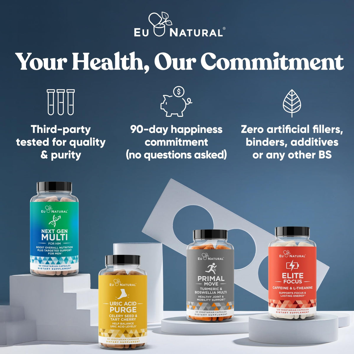 Concepción Para Él – Suplementos de Fertilidad Masculina (Ashwagandha, Folato, Zinc, Magnesio) – 120 Cápsulas Blandas Vegetales