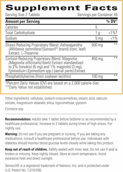 Integrative Therapeutics Cortisol Manager – Adrenal Support, Vegan (90 Capsules)