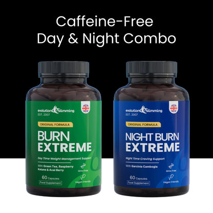 Combo Noche Quemagrasas y Quemagrasas Extremo sin Cafeína