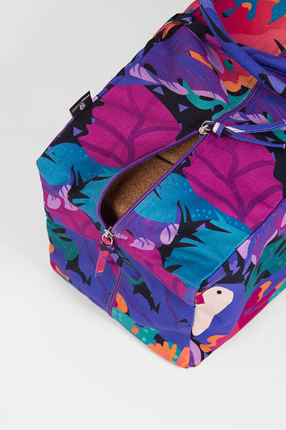 Bolsa para Kit de Yoga de Algodón Orgánico GOTS de Yoga Studio - Colección Floral