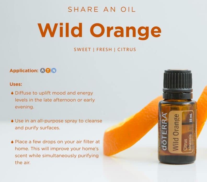 Aceite esencial doTERRA Naranja Silvestre 15ml