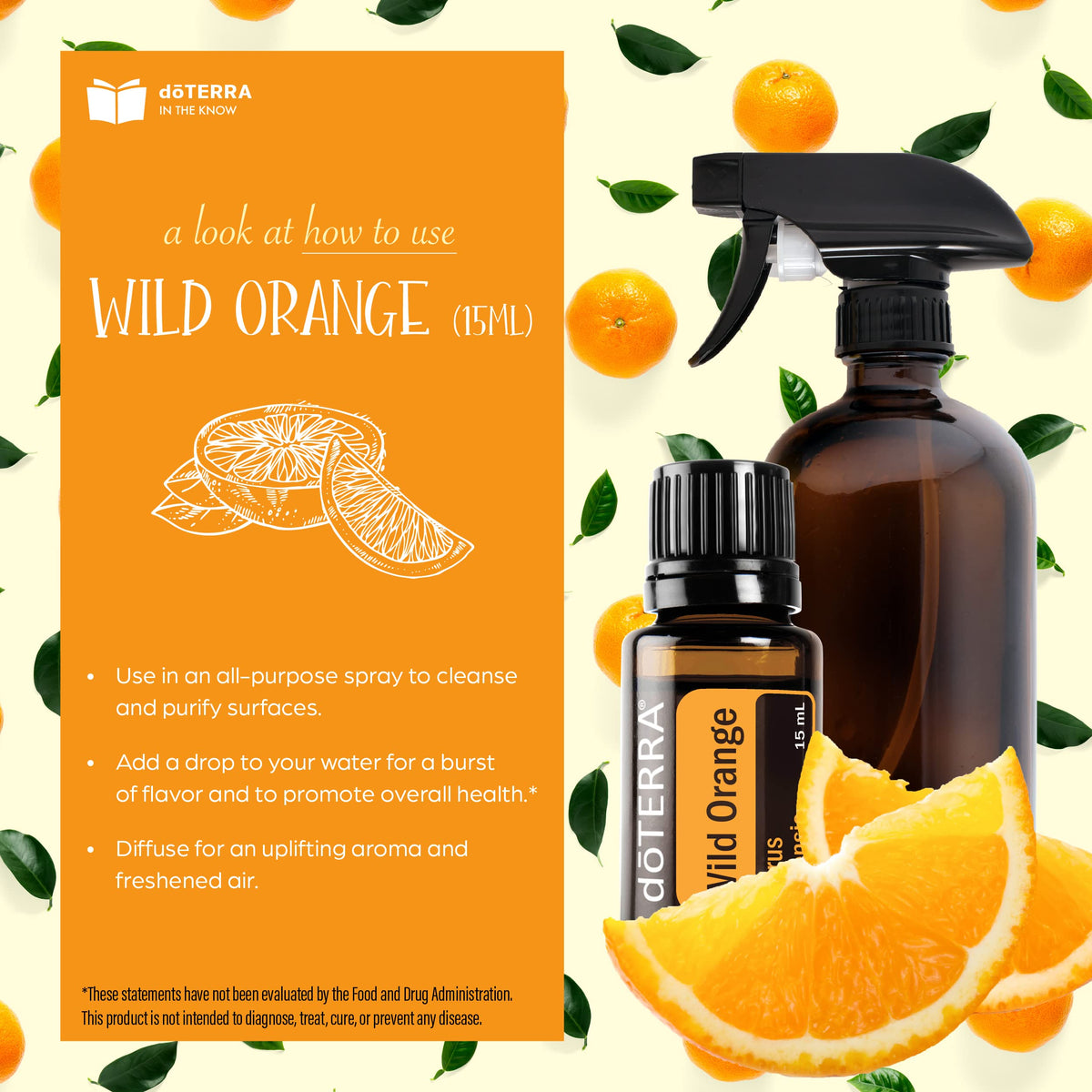 Aceite esencial doTERRA Naranja Silvestre 15ml