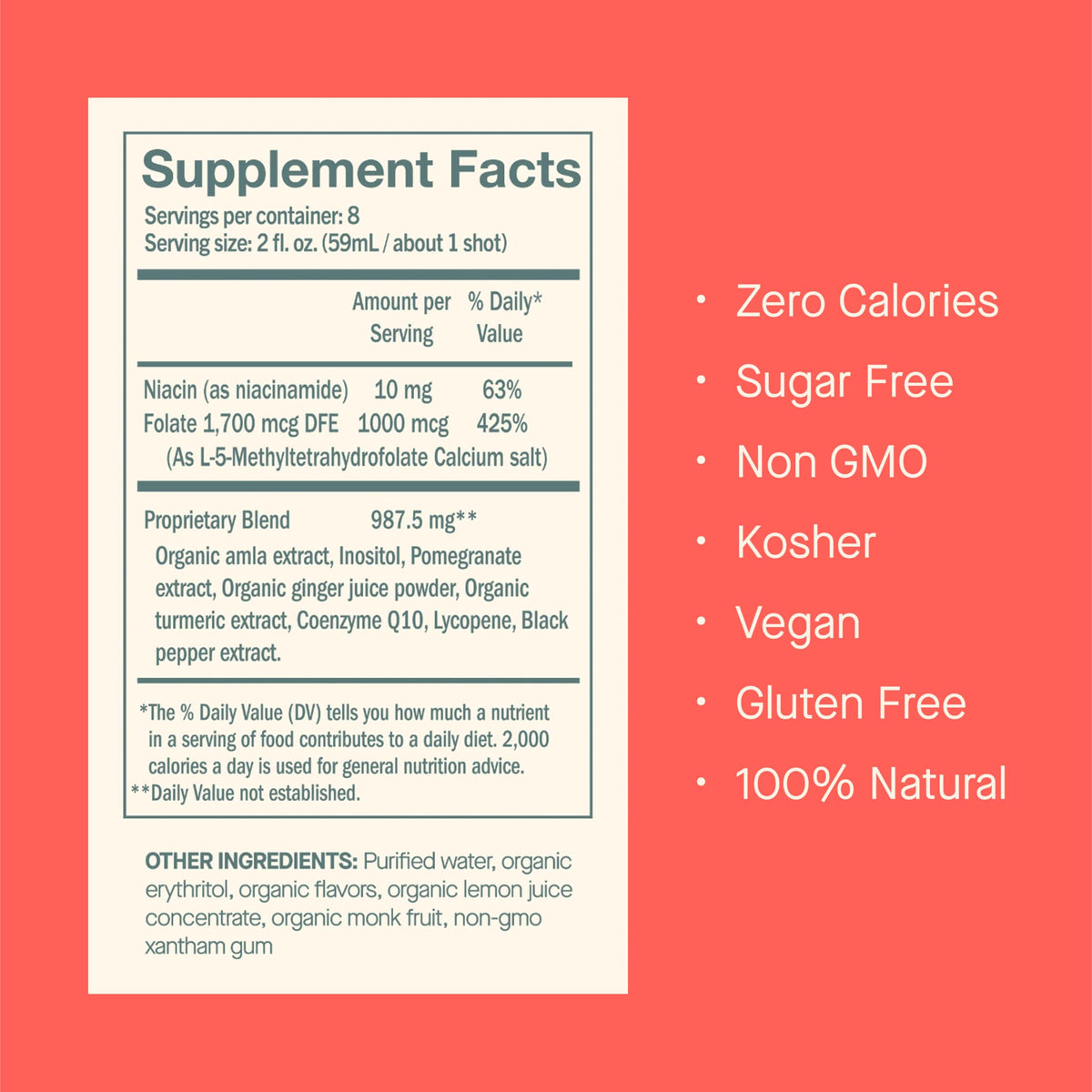 DOSE for Cholesterol – CoQ10, Curcumin & Pomegranate | 3-Pack Shots - Calm Era