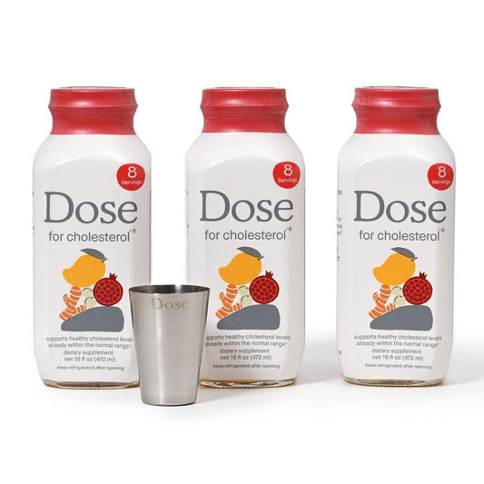 DOSE for Cholesterol – CoQ10, Curcumin & Pomegranate | 3-Pack Shots - Calm Era