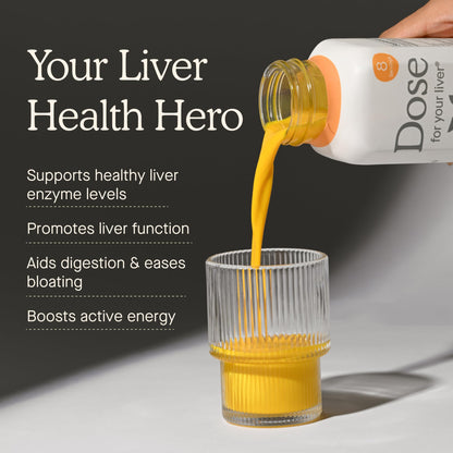 DOSE Liver Cleanse Detox & Repair Shots | Organic Milk Thistle 3x16oz