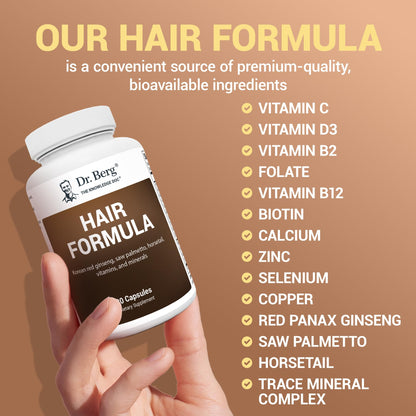 Dr. Berg Hair, Skin & Nails Vitamins, 90 Capsules