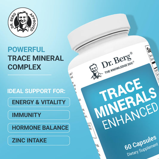 Dr. Berg Trace Minerals Enhanced Complex – 70+ Minerals | 60 Capsules - Calm Era