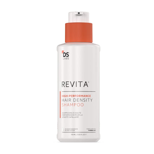 Revita high-performance hair density shampoo bottle on a white background