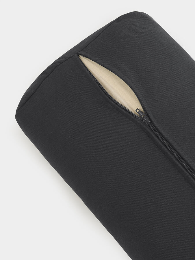Rectangular Lightweight Yoga Bolster — Organic Cotton Cover