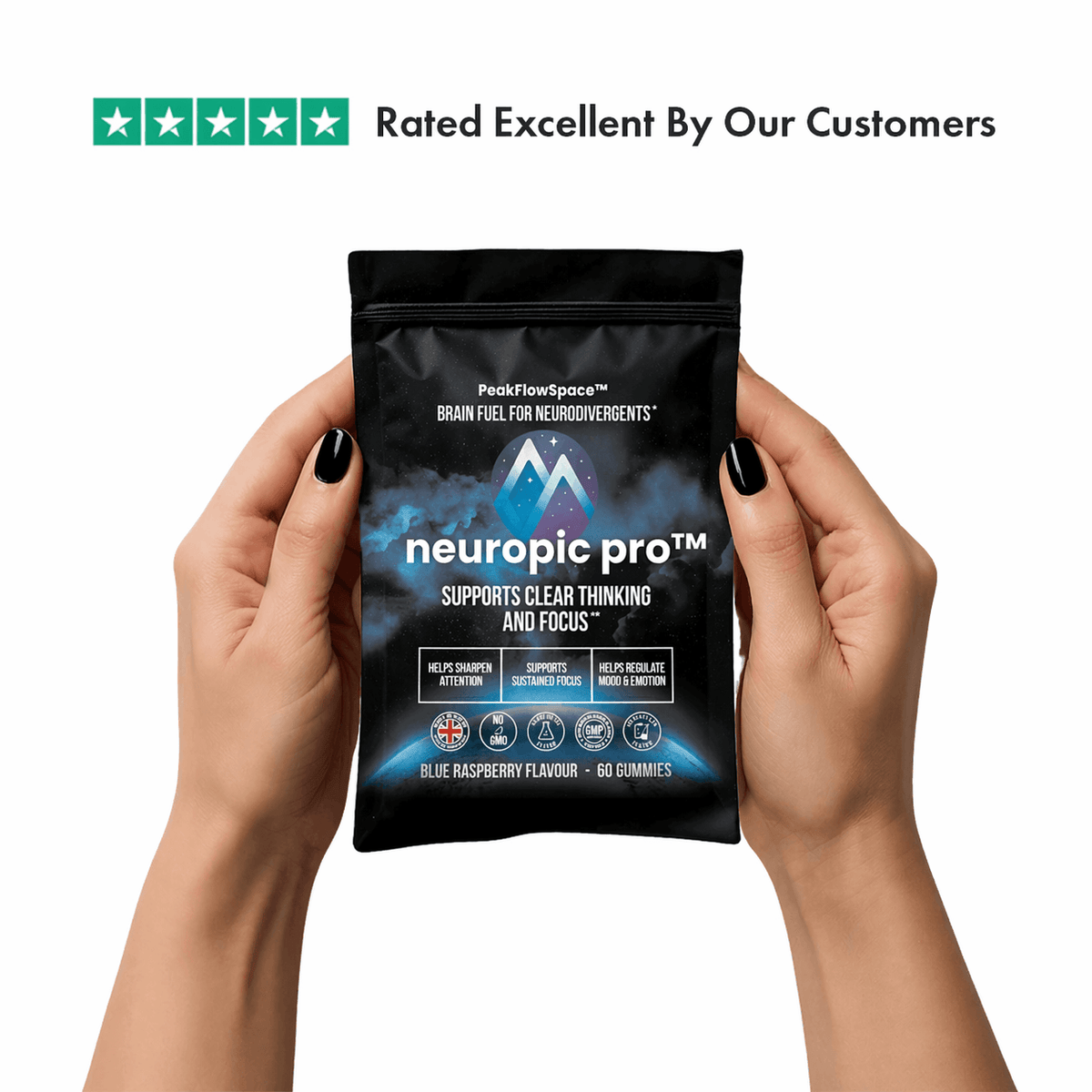 Neuropic Pro Nootropic Focus Gummies – Brain Support & Mental Clarity