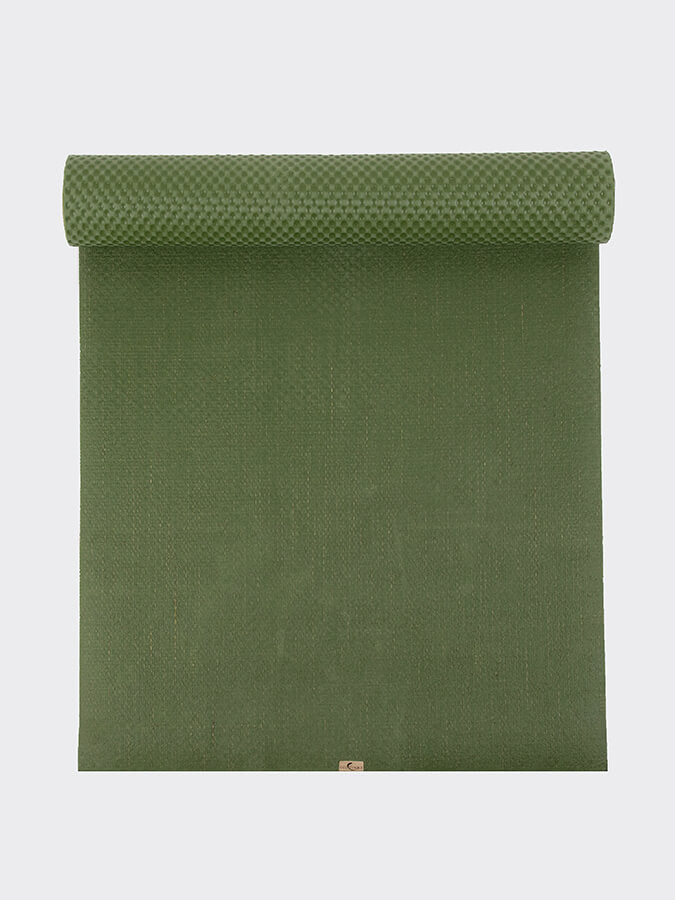 ecoYoga Phoenix Extra Long Jute Yoga Mat – 6mm | Natural & Eco-Friendly
