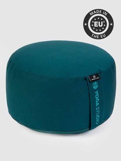 Yoga Studio Cylinder Meditation Cushion – Large | Firm Support for Seated Practice