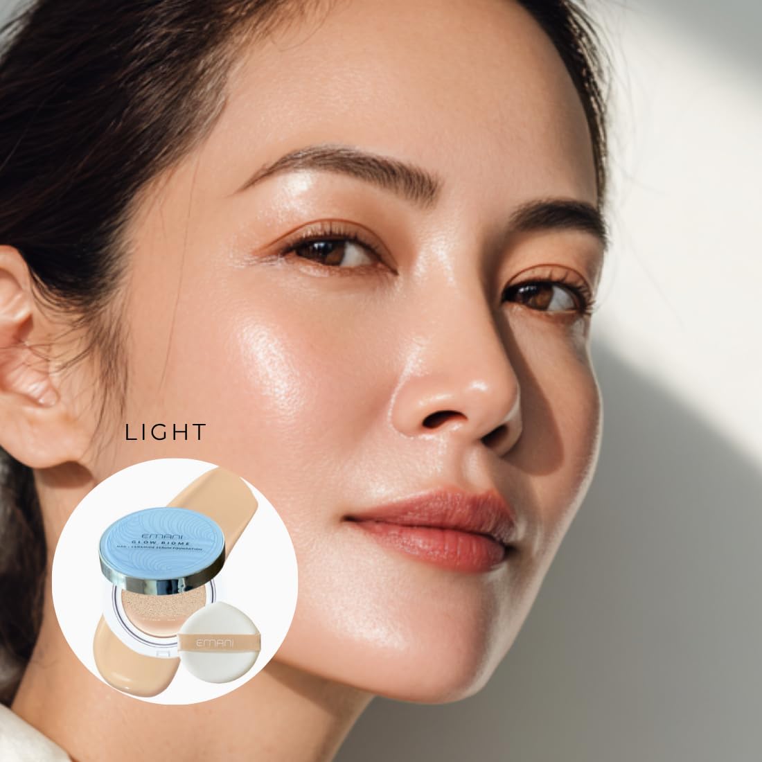 Base de Maquillaje en Suero Emani Glow Biome NAD+ para Piel Sensible 18ml