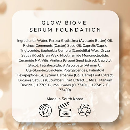 Base de Maquillaje en Suero Emani Glow Biome NAD+ para Piel Sensible 18ml