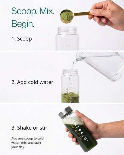 Emerald Nutrition Shaker Bottle