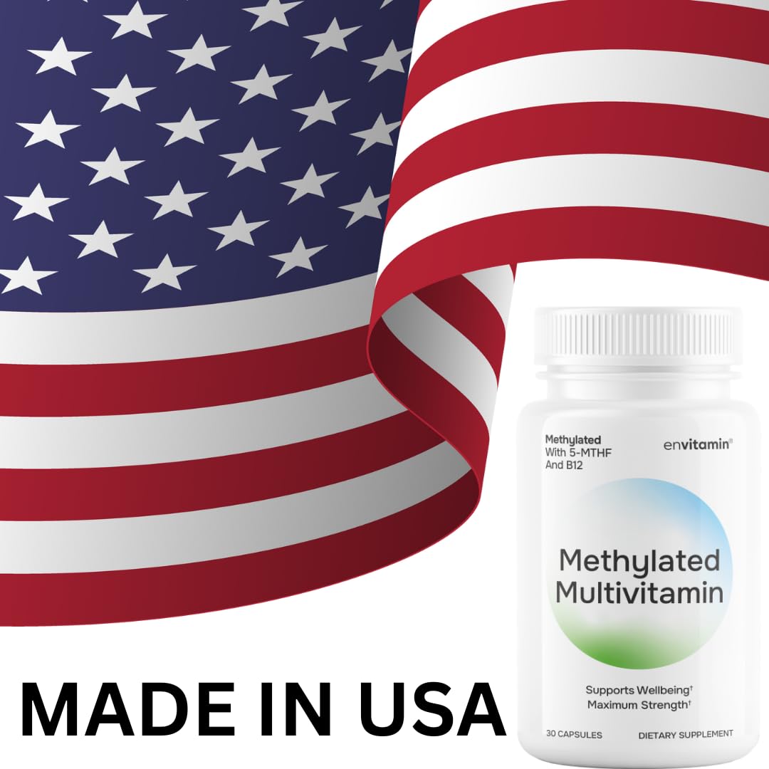 envitamin Methylated Multivitamin & Mineral Complex with L-Methylfolate - 2 Bottle Pack - Calm Era