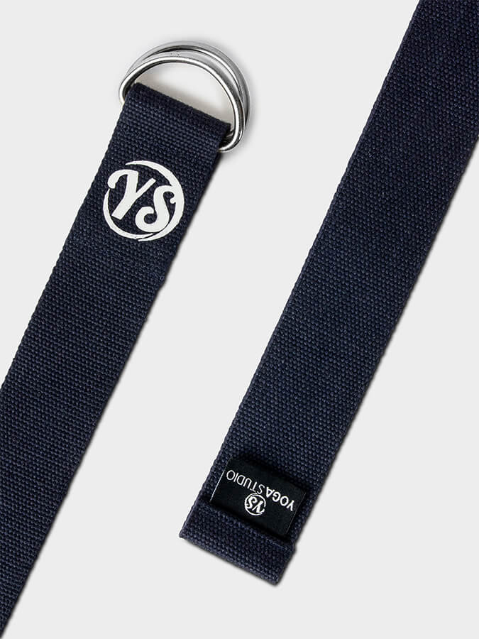 Cinta de yoga Yoga Studio con anilla en D de algodón orgánico GOTS de 2,5 m
