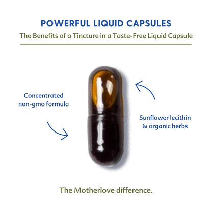 Motherlove More Milk Moringa Lactation Capsules 135ct | Fenugreek-Free