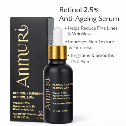 Ammuri Pro-Retinol Face Serum with Vitamin C, 30ml