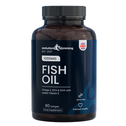 Cápsulas de aceite de pescado Omega 3 de 1000 mg - Rico en EPA y DHA