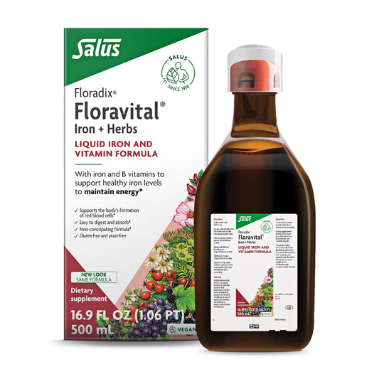 Floradix Floravital Liquid Iron & Vitamin Formula – Vegan | 500ml - Calm Era