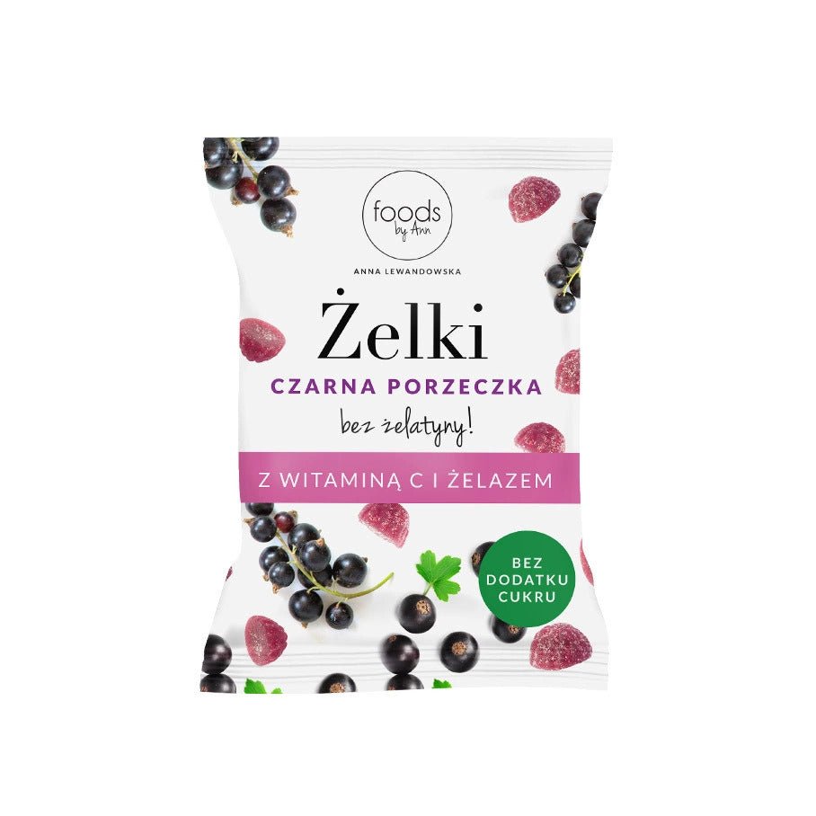 Vesa Beauty Blackcurrant Gummies with Vitamin C & Iron, 35g
