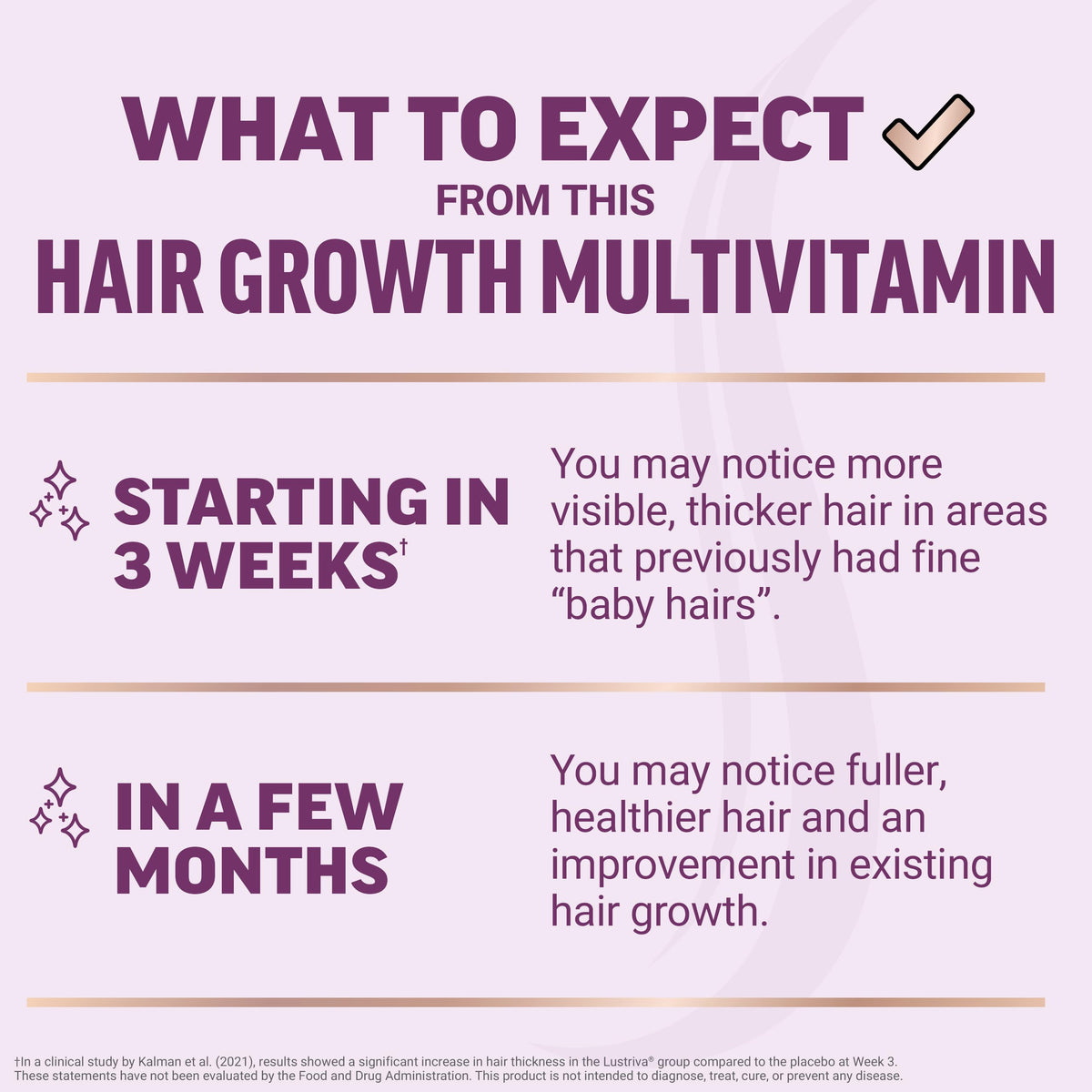 Acelerador del crecimiento del cabello multivitamínico de Force Factor | Lustriva, biotina y vitaminas A-E | 90 cápsulas